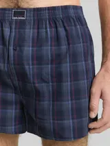 TOM TAILOR Herren Boxershorts mit Karomuster im 2er-Pack, blau, Kariert – Bild 6