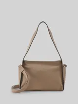 TOM TAILOR Damen TTROWAN Schultertasche aus Lederimitat, beige, Uni – Bild 3