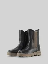 TOM TAILOR Damen Wasserfeste Stiefel mit Fütterung, schwarz, Uni – Bild 3
