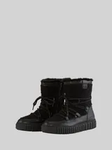 TOM TAILOR Damen Gefütterte Schneestiefel, schwarz, Uni – Bild 3