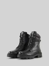 TOM TAILOR Damen Gefütterte Stiefel, schwarz, Uni – Bild 3