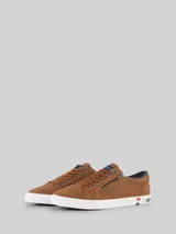 TOM TAILOR Herren Sneaker mit Reißverschluss-Detail, braun, Uni – Bild 3