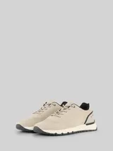 TOM TAILOR Herren Sneaker im Knitted-Look, beige, Uni – Bild 3