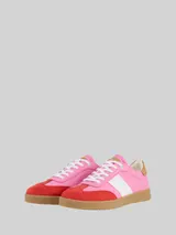 TOM TAILOR Damen Sneaker mit Colour-Blocking, rosa, Gemustert – Bild 3