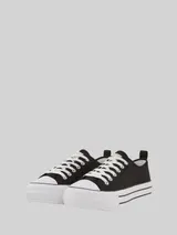 TOM TAILOR Damen Sneaker mit Plateau, schwarz, Uni – Bild 3