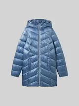 TOM TAILOR Damen Lightweight Mantel, blau, Uni – Bild 1