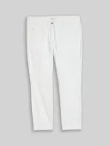 TOM TAILOR Damen Tapered Relaxed Hose, weiß, Uni – Bild 1