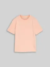 TOM TAILOR DENIM Damen Loose Fit T-Shirt, orange, Uni – Bild 1