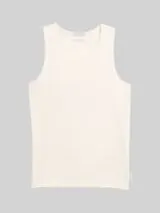 TOM TAILOR Mädchen Basic Ripp Top, weiß, Uni – Bild 1