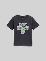 TOM TAILOR Jungen T-Shirt mit Wendepailletten, grau, Uni – Bild 1