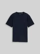 TOM TAILOR Herren Basic T-Shirt aus Baumwolle, blau, Uni – Bild 7
