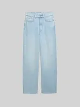 TOM TAILOR DENIM Damen TTLINOU WIDE Jeans, blau, Uni – Bild 1