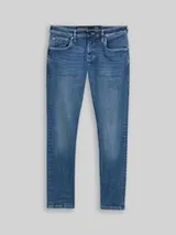 TOM TAILOR DENIM Herren TTAEDAN STRAIGHT Jeans mit Stretch, blau, Uni – Bild 7