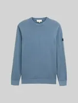 TOM TAILOR Herren Strickpullover aus Baumwolle, blau, Uni – Bild 1