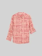 TOM TAILOR Damen Plus Size - Bluse mit Muster, rot, Kariert – Bild 1