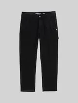 TOM TAILOR DENIM Herren TTLoose Jeans im Utility-Look, schwarz, Uni – Bild 1