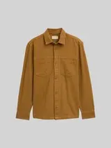 TOM TAILOR Herren Overshirt mit Brusttaschen, braun, Uni – Bild 1