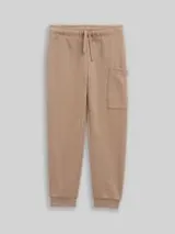 TOM TAILOR Jungen Cargo Jogginghose, braun, Uni – Bild 1