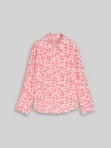 TOM TAILOR Damen Hemdbluse mit Muster, rosa, Gemustert – Bild 1