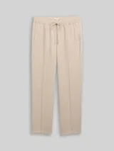 TOM TAILOR Damen Loose Straight Hose, grau, Uni – Bild 1