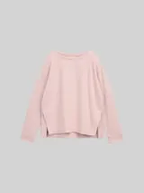 TOM TAILOR Damen Sweatshirt mit Streifenmuster, rosa, Gestreift – Bild 1