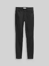 TOM TAILOR Damen Coated TTLUCIE SKINNY Jeans, schwarz, Uni – Bild 1