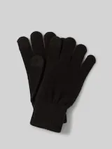 TOM TAILOR DENIM Herren Smartphone Handschuhe, schwarz, Uni – Bild 1