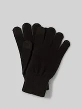 TOM TAILOR DENIM Herren Smartphone Handschuhe, schwarz, Uni