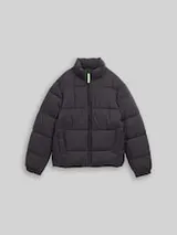 TOM TAILOR Jungen Puffer-Jacke mit Stehkragen, grau, Uni – Bild 1