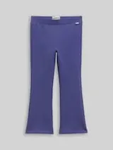 TOM TAILOR Mädchen Flared Leggings, blau, Uni – Bild 1