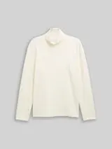 TOM TAILOR Herren Basic Rollkragenshirt, braun, Uni – Bild 1