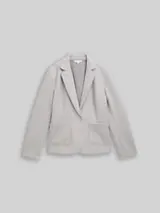 TOM TAILOR Damen Slim Fit Blazer in Melange-Optik, grau, Meliert – Bild 1