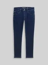 TOM TAILOR Herren TTTROY SLIM Jeans mit Stretch, blau, Uni – Bild 1