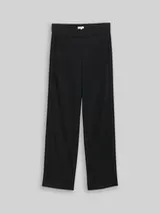 TOM TAILOR Damen TTMIA STRAIGHT Hose, schwarz, Uni – Bild 1