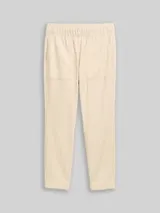 TOM TAILOR Damen Loose Slim Cordhose, braun, Uni – Bild 1