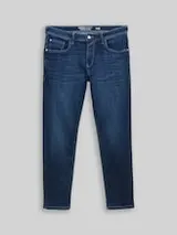 TOM TAILOR DENIM Herren TTBRYDEN TAPERED Jeans mit Stretch, blau, Uni – Bild 1