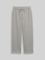 TOM TAILOR Mädchen Wide Leg Hose in Glitzer-Optik, grau, Meliert – Bild 1