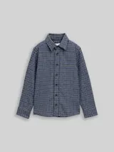 TOM TAILOR Jungen Regular Fit Hemd mit Karomuster, lila, Kariert – Bild 1