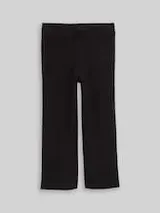 TOM TAILOR Damen Culotte Strickhose, schwarz, Uni – Bild 1