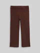 TOM TAILOR Damen Culotte Strickhose, braun, Meliert – Bild 1