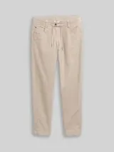TOM TAILOR Damen Tapered Relaxed Cordhose, grau, Uni – Bild 1