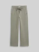 TOM TAILOR Damen Straight Scuba Hose, grün, Meliert – Bild 1