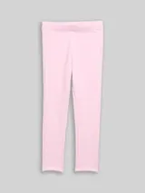 TOM TAILOR Mädchen Basic Leggings mit weichem Innenfutter, rosa, Uni – Bild 1