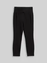 TOM TAILOR Damen Plus Size - Treggings Hose mit elastischem Bund, schwarz, Uni – Bild 1