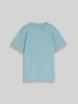 TOM TAILOR Jungen Oversize T-Shirt mit Rückenprint, blau, Uni – Bild 1