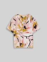 TOM TAILOR Damen Bluse mit Muster, rosa, Geblümt – Bild 1
