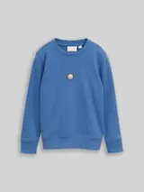 TOM TAILOR Jungen Glow-in-the-Dark Sweatshirt mit Rückenprint, blau, Uni – Bild 1