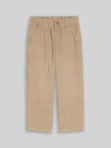 TOM TAILOR Jungen Loose Fit Hose im Utility-Look, braun, Uni – Bild 1