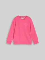 TOM TAILOR Mädchen Basic Sweatshirt mit Rückenprint, rosa, Uni – Bild 1
