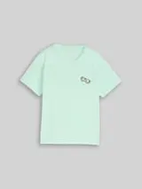 TOM TAILOR Jungen Oversize T-Shirt mit Print, grün, Uni – Bild 1